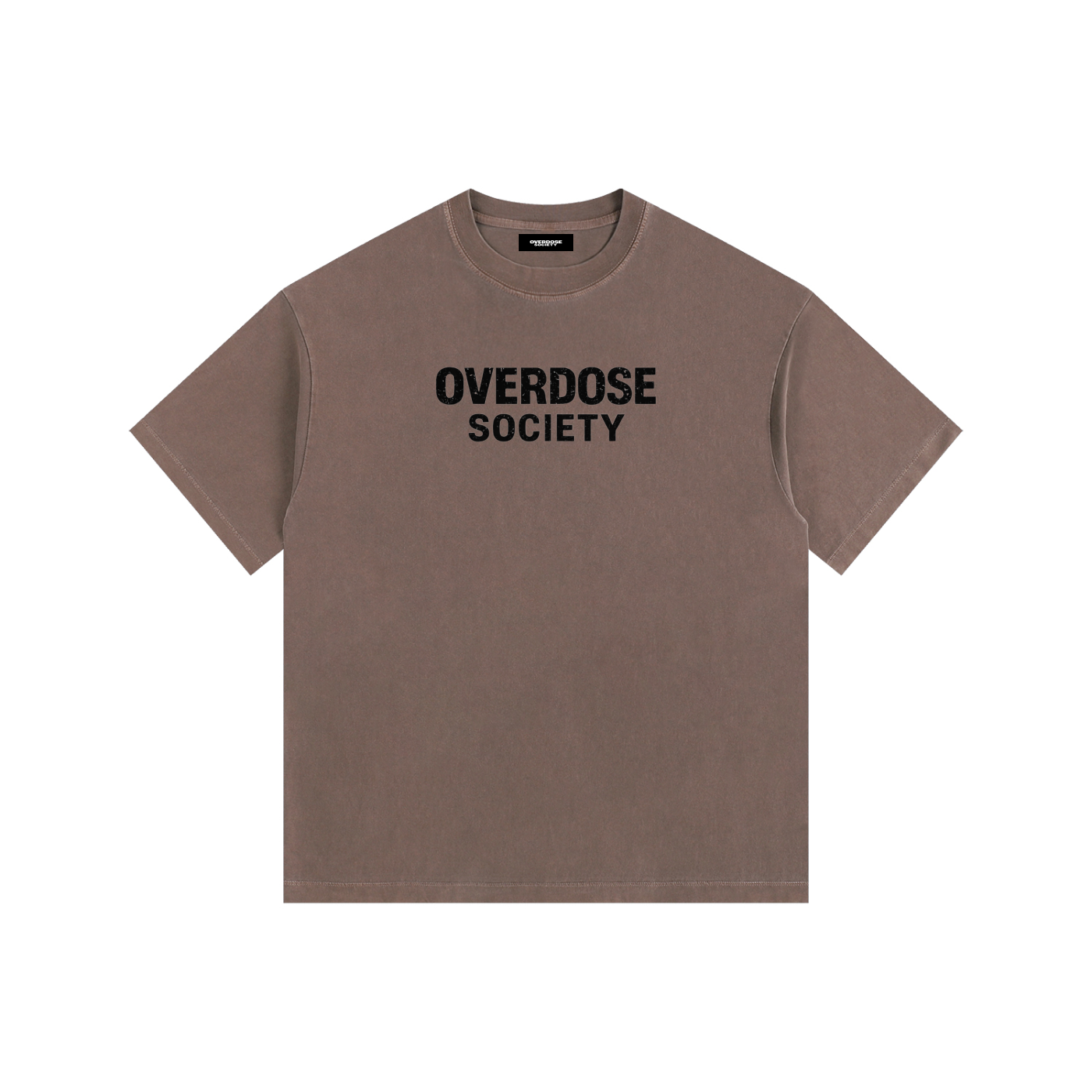 Core Logo Vintage Washed Oversized Cotton T-Shirt