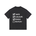 Vape Shirt Vintage Washed Oversized Cotton T-Shirt