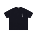 Oversized Simple Chest  Mono T