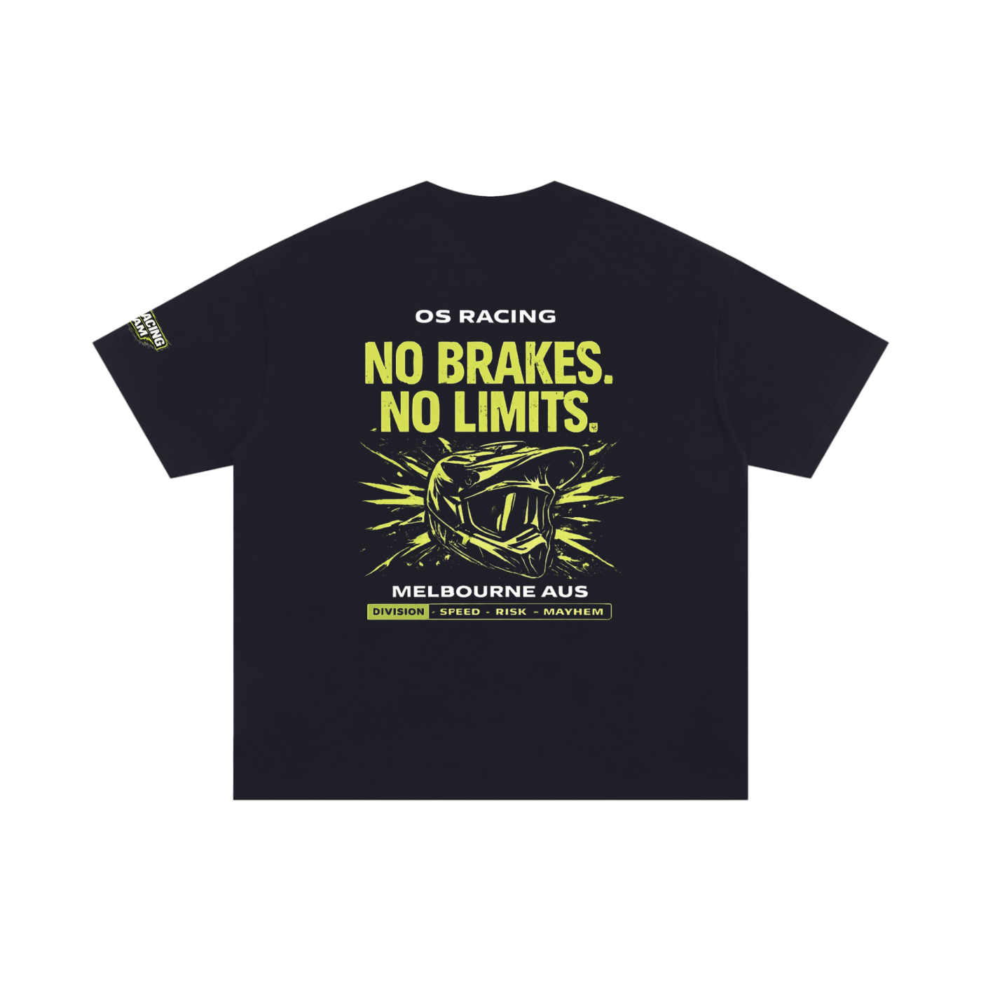 FULL THROTTLE Unisex Oversized Cotton T-Shirt