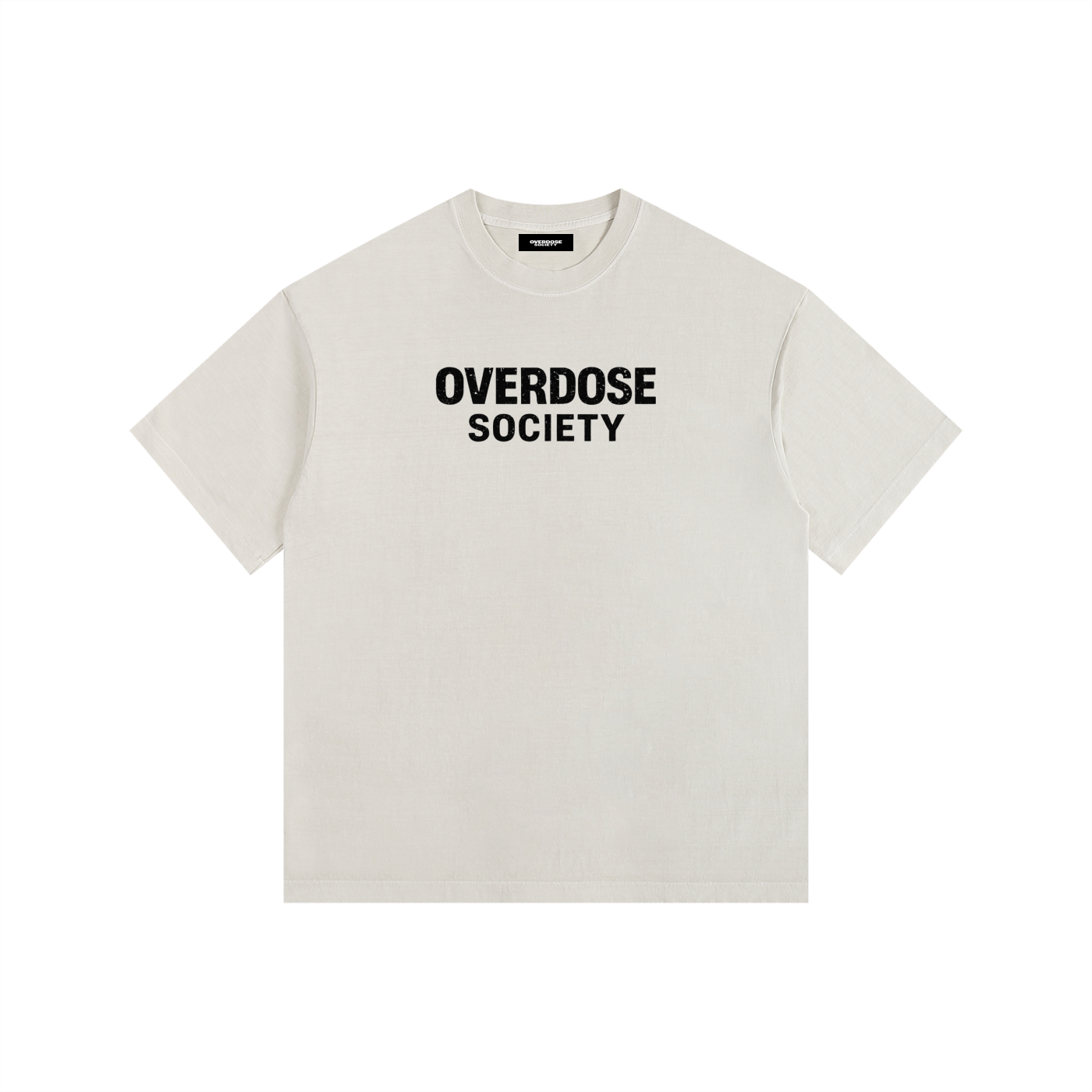 Core Logo Vintage Washed Oversized Cotton T-Shirt