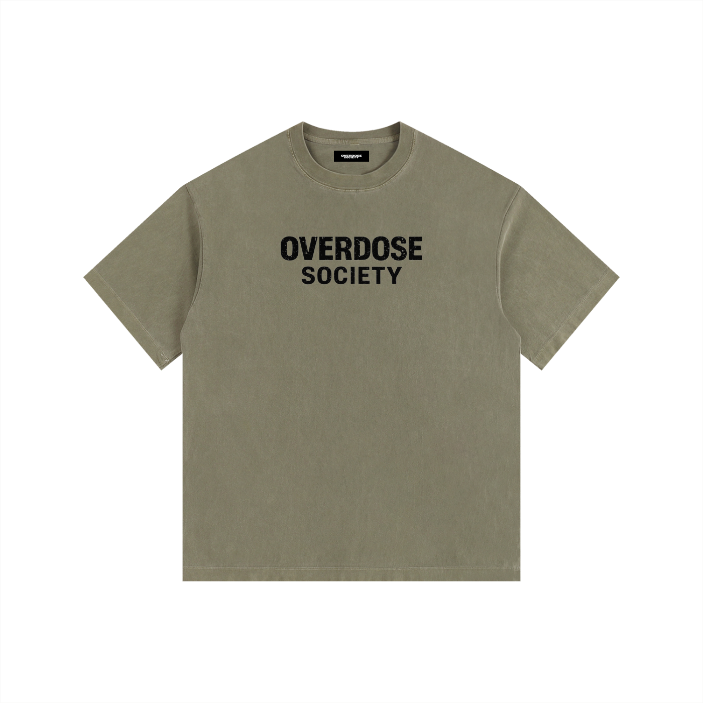 Core Logo Vintage Washed Oversized Cotton T-Shirt