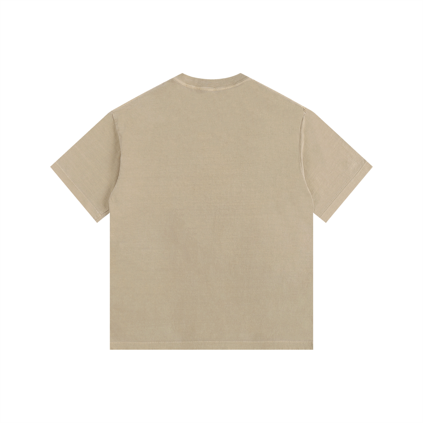 COFFEE Vintage Washed Oversized Cotton T-Shirt
