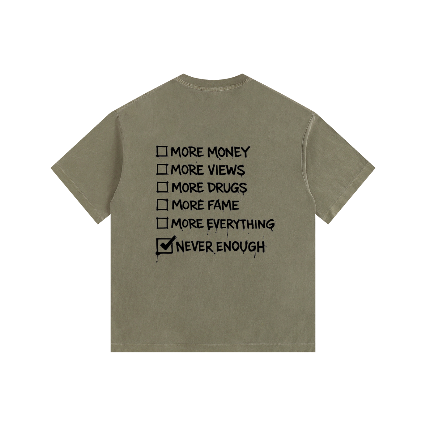 Core Logo Vintage Washed Oversized Cotton T-Shirt